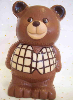 a picture of a chocolate bear