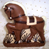 a picture of a chocolate horse
