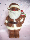 a picture of a chocolate father Christmas